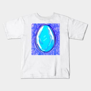 Colorful 90s Style Abstract Easter Egg (MD23ETR030) Kids T-Shirt